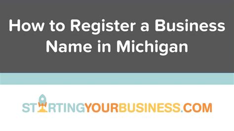 Unlock the Power of Your Dream: Step-by-Step Guide to Registering a Business Name in Michigan